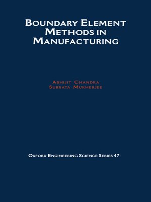 cover image of Boundary Element Methods in Manufacturing